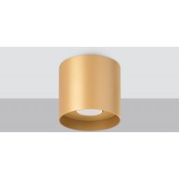 Sollux Lighting Mika lampa podsufitowa 1x10W złoty SL.1283