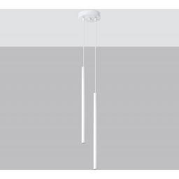 Sollux Lighting Pastelo lampa wisząca 2x8 W biała SL.1303