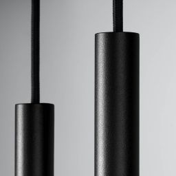 Sollux Lighting Pastelo lampa wisząca 2x8 W czarna SL.1304