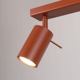 Sollux Lighting Ring lampa podsufitowa 4x10 W czerwona SL.1510