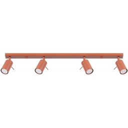 Sollux Lighting Ring lampa podsufitowa 4x10 W czerwona SL.1510