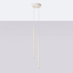 Sollux Lighting Pastelo lampa wisząca 2x8 W beżowa SL.1513