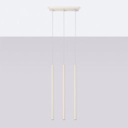 Sollux Lighting Pastelo lampa wisząca 3x8 W beżowa SL.1514