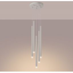 Sollux Lighting Pastelo lampa wisząca 5x8 W beżowa SL.1516