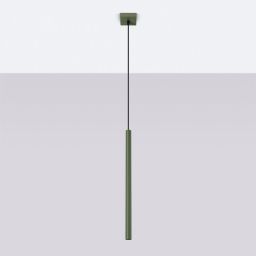 Sollux Lighting Pastelo lampa wisząca 1x8 W zielona SL.1518