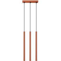 Sollux Lighting Pastelo lampa wisząca 3x8 W czerwona SL.1526