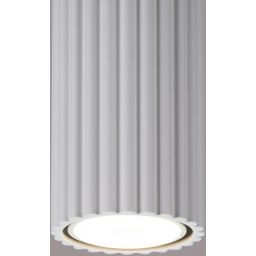 Sollux Lighting Karbon lampa podsufitowa 1x10 W biała SL.1532