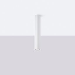 Sollux Lighting Karbon lampa podsufitowa 1x10 W biała SL.1533