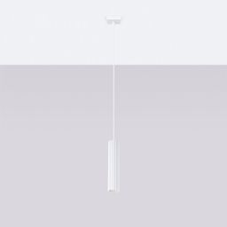 Sollux Lighting Karbon lampa wisząca 1x10 W biała SL.1535
