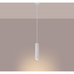 Sollux Lighting Karbon lampa wisząca 1x10 W biała SL.1535