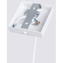 Sollux Lighting Karbon lampa wisząca 1x10 W biała SL.1535