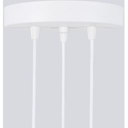 Sollux Lighting Karbon lampa wisząca 3x10 W biała SL.1538