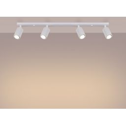 Sollux Lighting Karbon lampa podsufitowa 4x10 W biała SL.1546