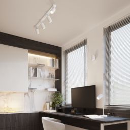 Sollux Lighting Karbon lampa biurkowa 1x10 W biała SL.1548