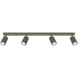 Sollux Lighting Karbon lampa podsufitowa 4x10 W zielona SL.1622