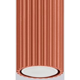 Sollux Lighting Karbon lampa podsufitowa 1x10 W czerwona SL.1625