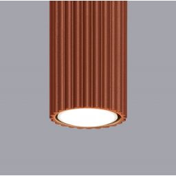 Sollux Lighting Karbon lampa podsufitowa 1x10 W czerwona SL.1625