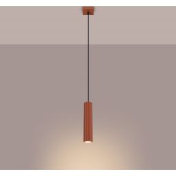 Sollux Lighting Karbon lampa wisząca 1x10 W czerwona SL.1630