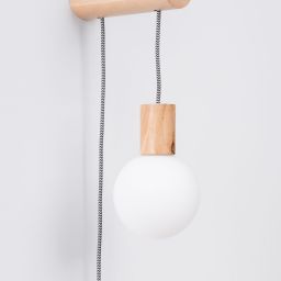 Sollux Lighting Nimbi kinkiet 1x8 W drewno SL.1645