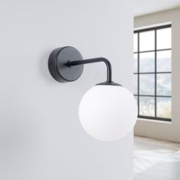 Sollux Lighting Astral kinkiet 1x8 W biały-czarny SL.1661