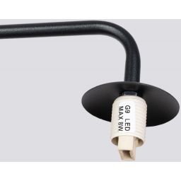 Sollux Lighting Astral kinkiet 1x8 W biały-czarny SL.1661