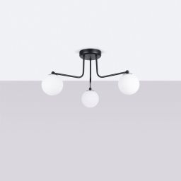 Sollux Lighting Astral lampa podsufitowa 3x8 W biała-czarna SL.1662