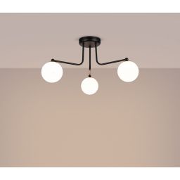 Sollux Lighting Astral lampa podsufitowa 3x8 W biała-czarna SL.1662