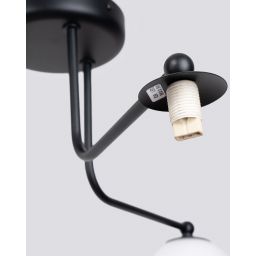 Sollux Lighting Astral lampa podsufitowa 3x8 W biała-czarna SL.1662