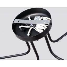 Sollux Lighting Astral lampa podsufitowa 5x8 W biała-czarna SL.1663