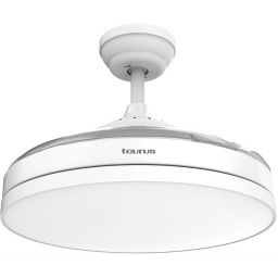 Taurus Fresko Hide&Go lampa podsufitowa z wentylatorem 1x36 W biała 942122000