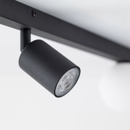 TK Lighting Vox lampa podsufitowa 3x10 W czarna 10001