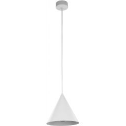 TK Lighting Cono lampa wisząca 1x15 W biała 10007