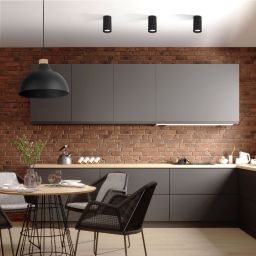 TK Lighting Tune lampa podsufitowa 1x10 W czarna 10022