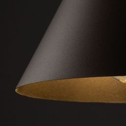TK Lighting Cono lampa wisząca 1x15 W brązowa 10073