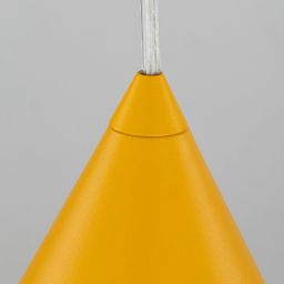 TK Lighting Cono lampa wisząca 1x15 W żółta 10077