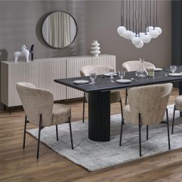 TK Lighting Martin lampa wisząca 13x6 W biała-czarna 10079