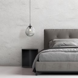 TK Lighting Sol lampa wisząca 1x15 W czarna-grafitowa 10084