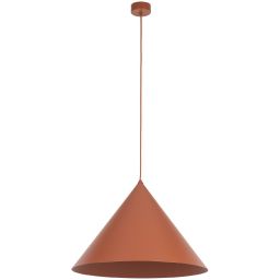 TK Lighting Cono lampa wisząca 1x15 W brązowa 10089