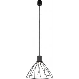 TK Lighting Modesto lampa wisząca 1x10 W czarna 10160