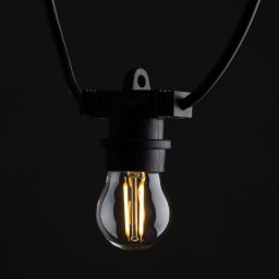 TK Lighting Girlanda girlanda zewnętrzna 10x15 W czarna 10183