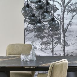 TK Lighting Cubus lampa wisząca 9x15 W czarna 10208