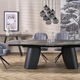 TK Lighting Cubus lampa wisząca 9x15 W czarna 10208