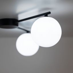 TK Lighting Elton lampa podsufitowa 3x8 W czarna 10261