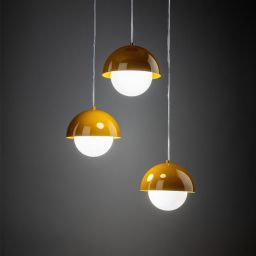 TK Lighting Bono lampa wisząca 3x8 W żółta 10266