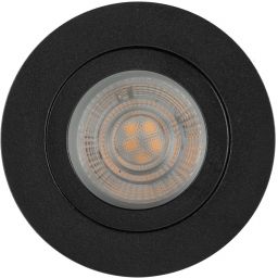 TK Lighting Aura lampa do zabudowy 1x10 W czarna 10571