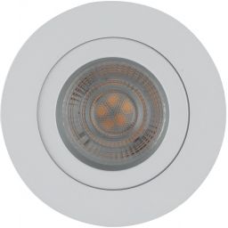 TK Lighting Aura lampa do zabudowy 1x10 W biała 10572