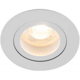 TK Lighting Aura lampa do zabudowy 1x10 W biała 10572
