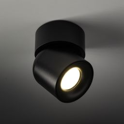 TK Lighting Twist Black lampa podsufitowa 1x10 W czarna 10575