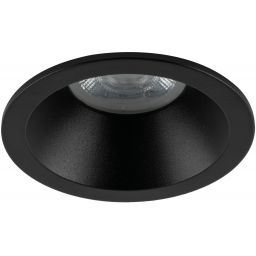 TK Lighting Opti Black lampa do zabudowy 1x10 W czarna 10577