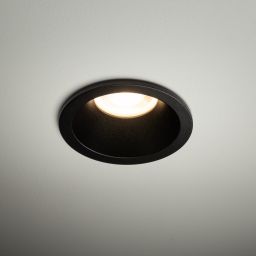 TK Lighting Opti Black lampa do zabudowy 1x10 W czarna 10577